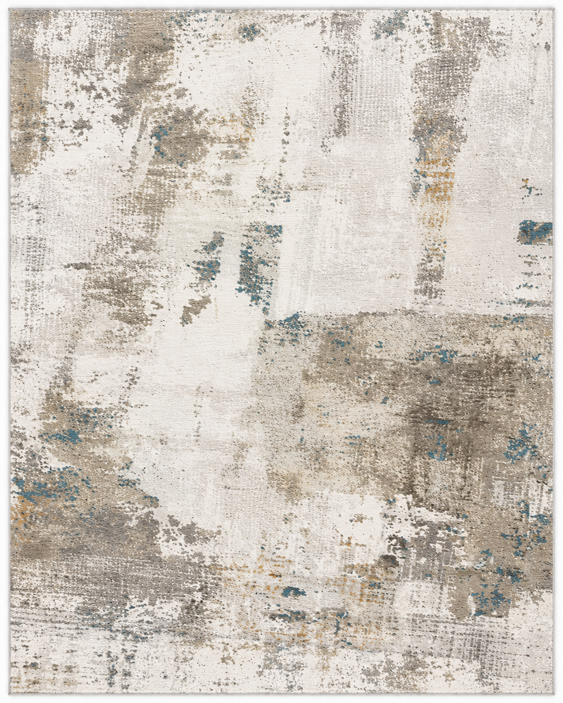 Tapis Moderne Design Beige et Taupe - Calista