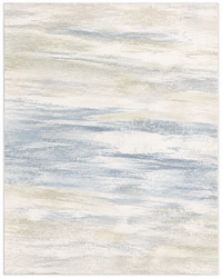 Tapis Moderne Design Bleu ciel et Ivoire - Azur