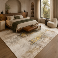 Tapis Modern Design Beige et Or - Imperia