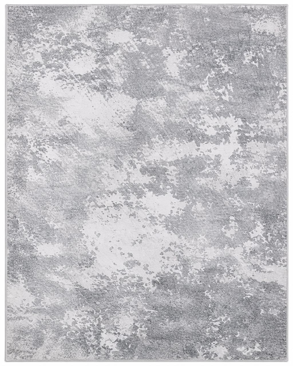 Tapis Modern Design Gris et Blanc - Brume