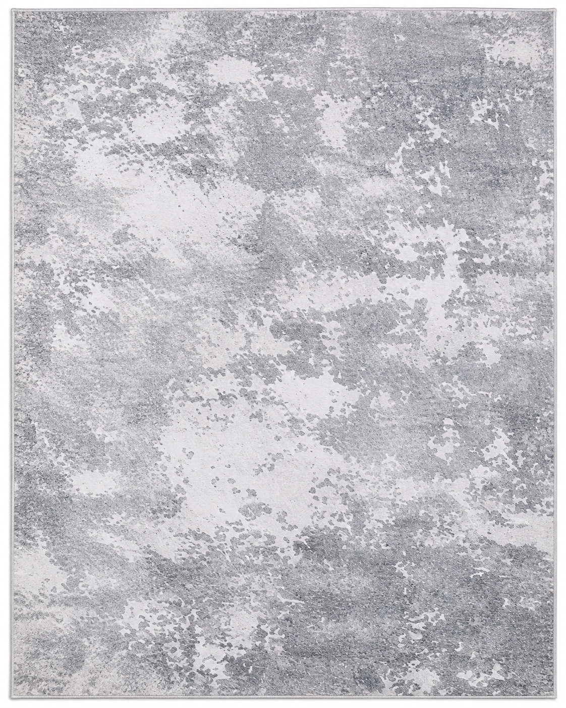 Tapis Modern Design Gris et Blanc - Brume