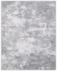 Tapis Modern Design Gris et Blanc - Brume