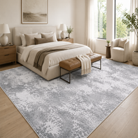 Tapis Modern Design Gris et Blanc - Brume