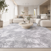 Tapis Modern Design Gris et Blanc - Brume