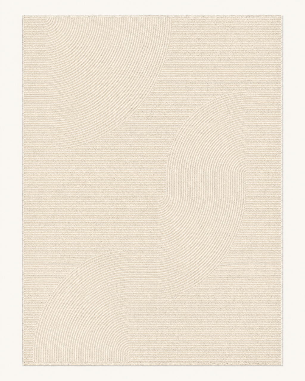 Tapis Scandinave Ivoire et Beige - Imperial