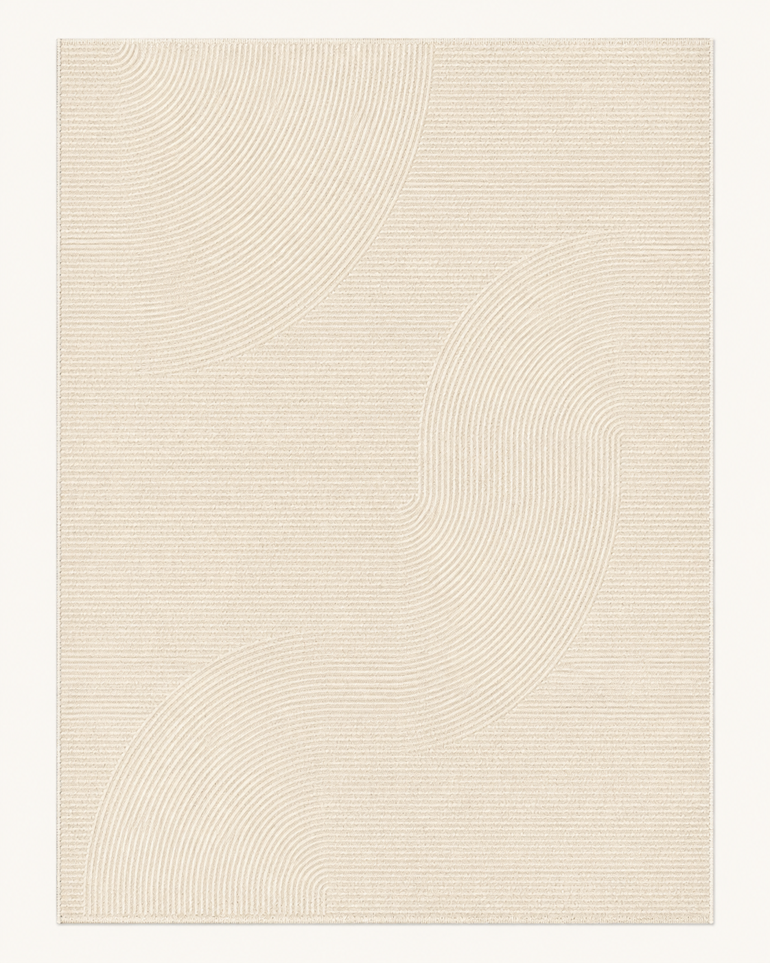 Tapis Scandinave Ivoire et Beige - Imperial