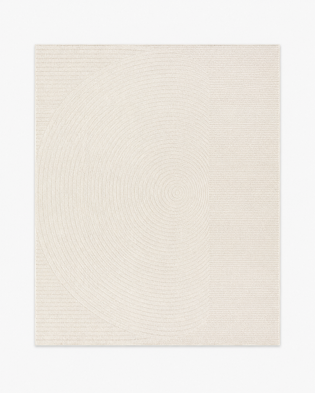Tapis Scandinave Ivoire - Onde