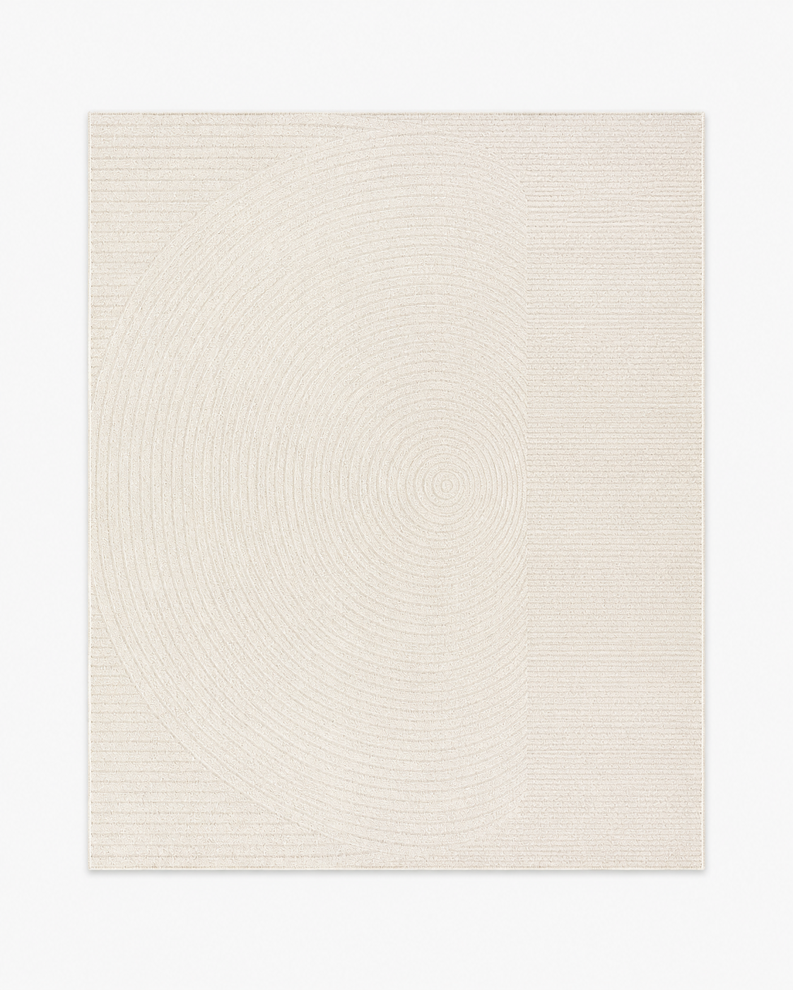 Tapis Scandinave Ivoire - Onde
