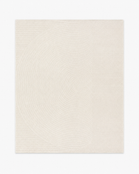 Tapis Scandinave Ivoire - Onde