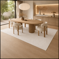 Tapis Scandinave Ivoire - Onde