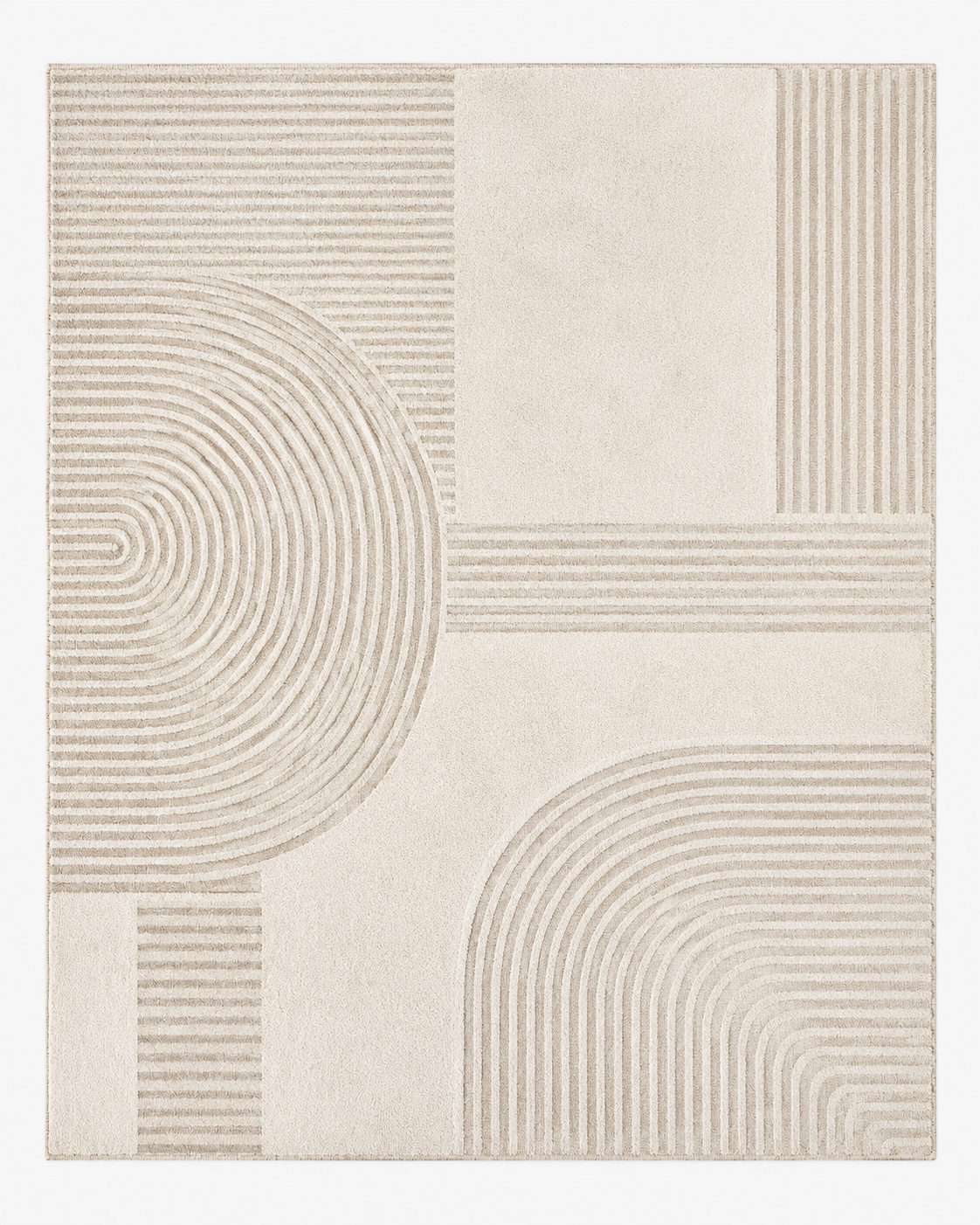 Tapis Scandinave Ivoire et Beige - Arche