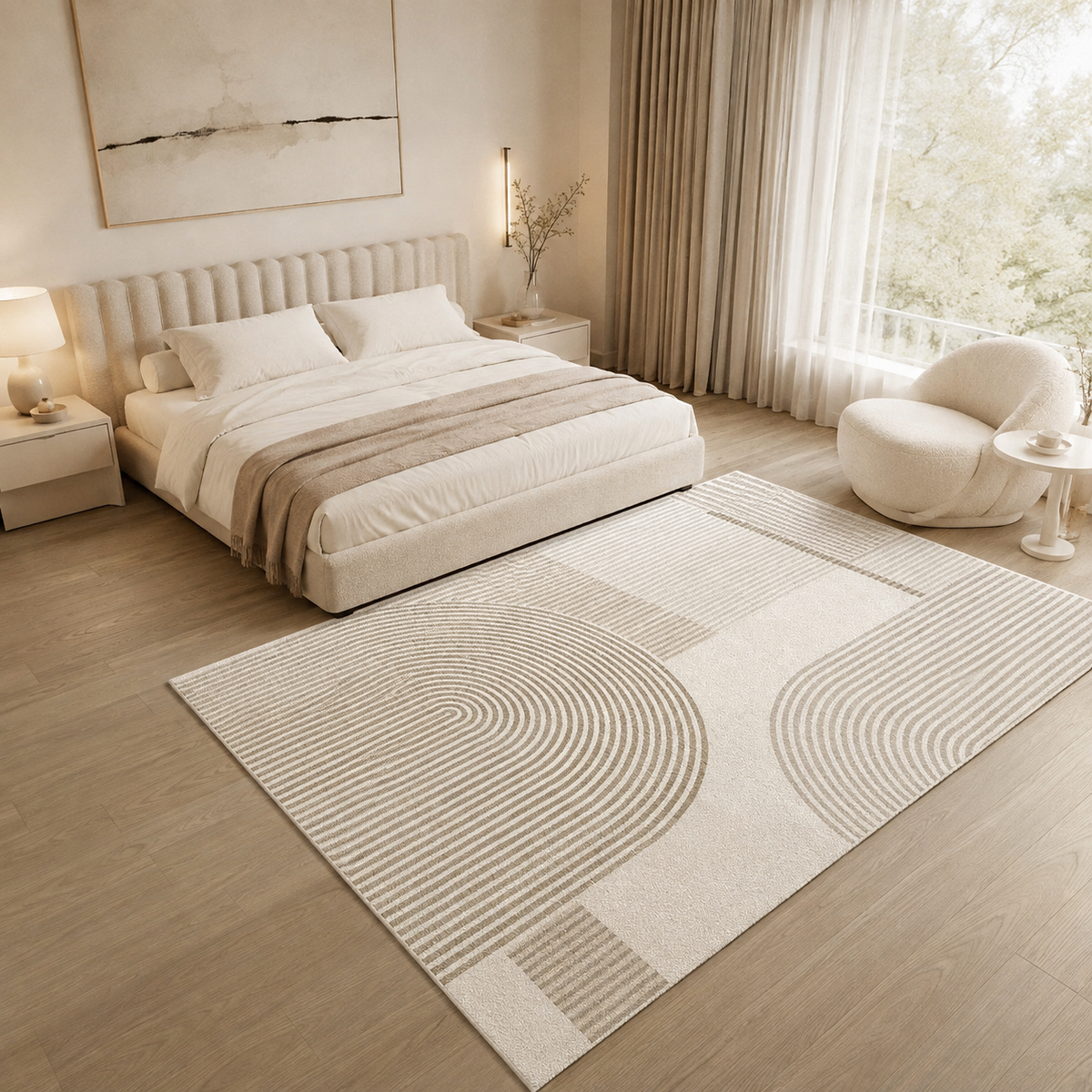 Tapis Scandinave Ivoire et Beige - Arche