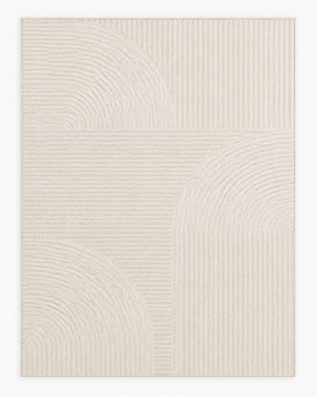 Tapis Scandinave Ivoire et Beige - Arc