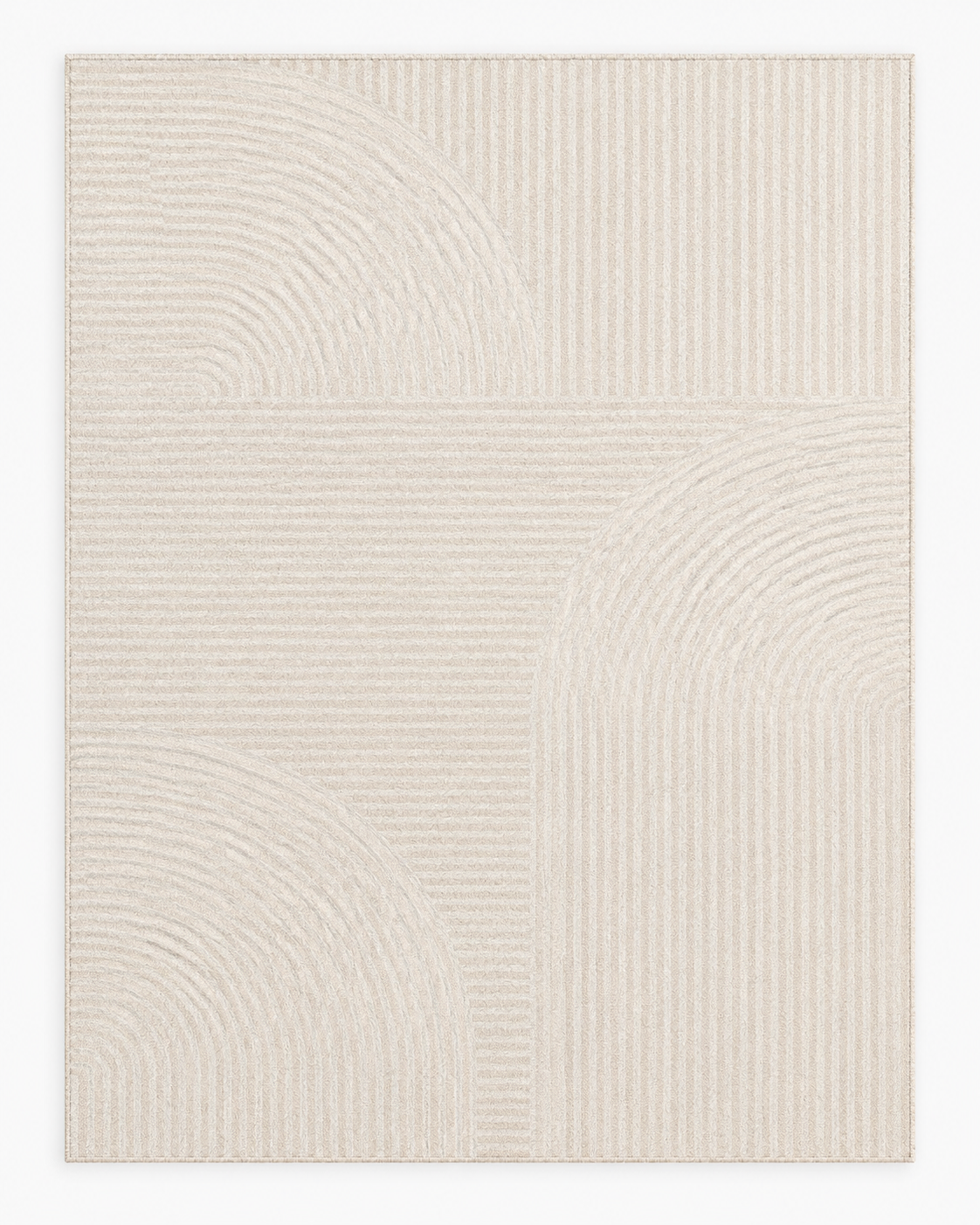 Tapis Scandinave Ivoire et Beige - Arc
