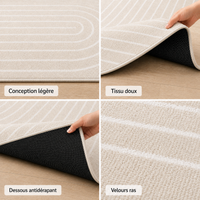 Tapis Scandinave Crème - Sora