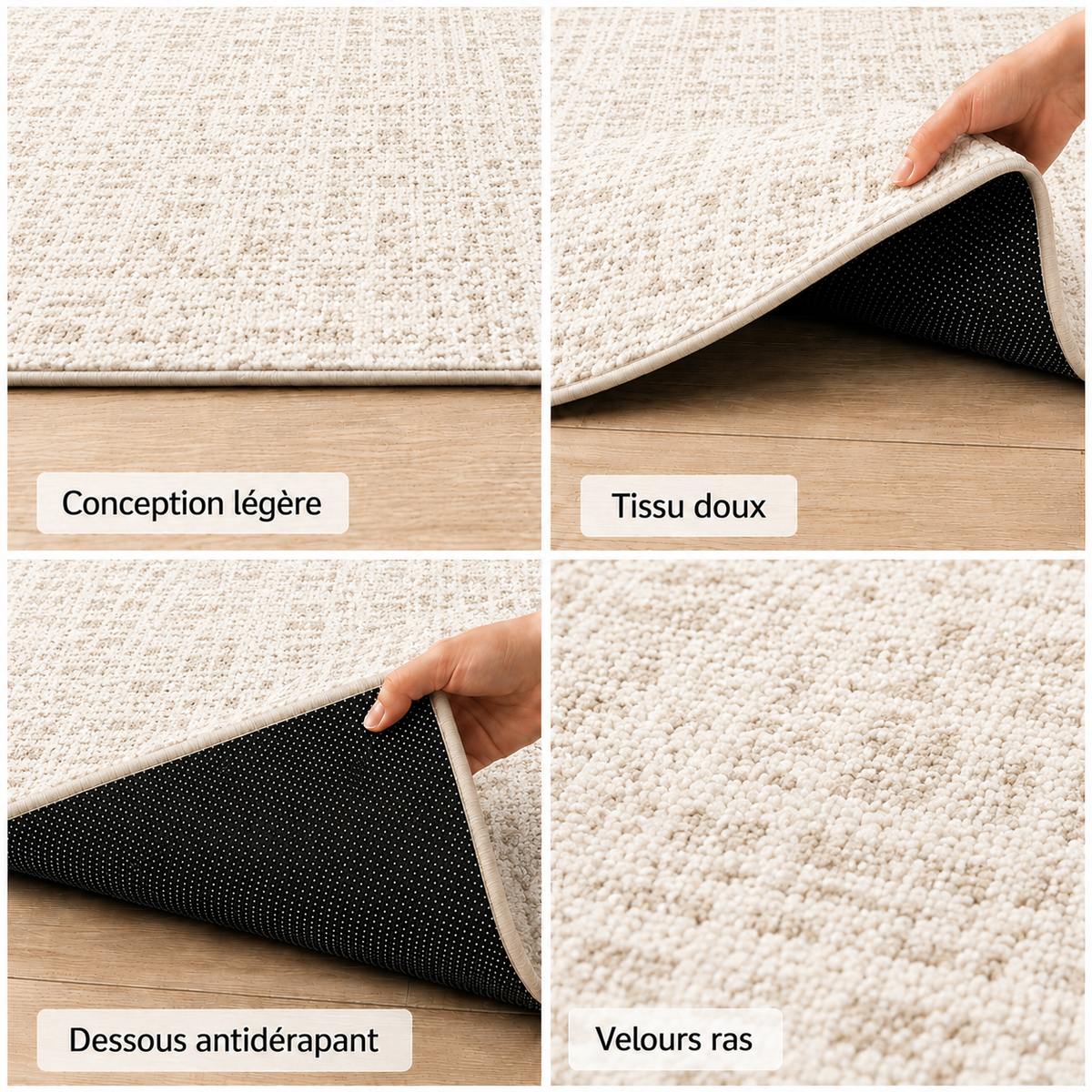 Tapis Scandinave Beige - Lino