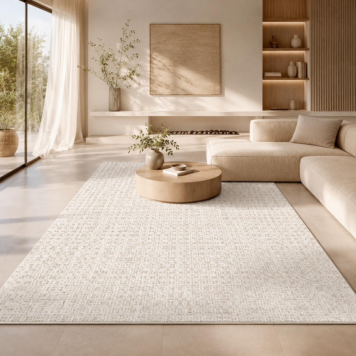 Tapis Scandinave Beige - Lino