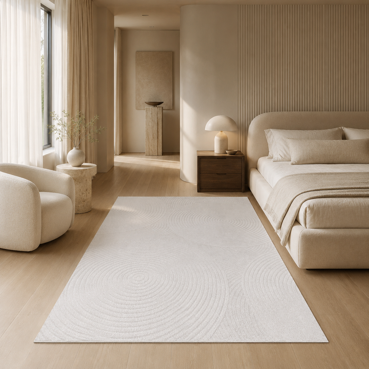 Tapis Scandinave Beige - Elio