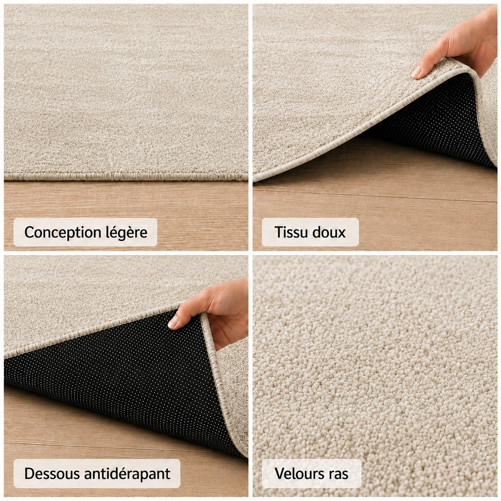 Tapis Scandinave Beige - Miel
