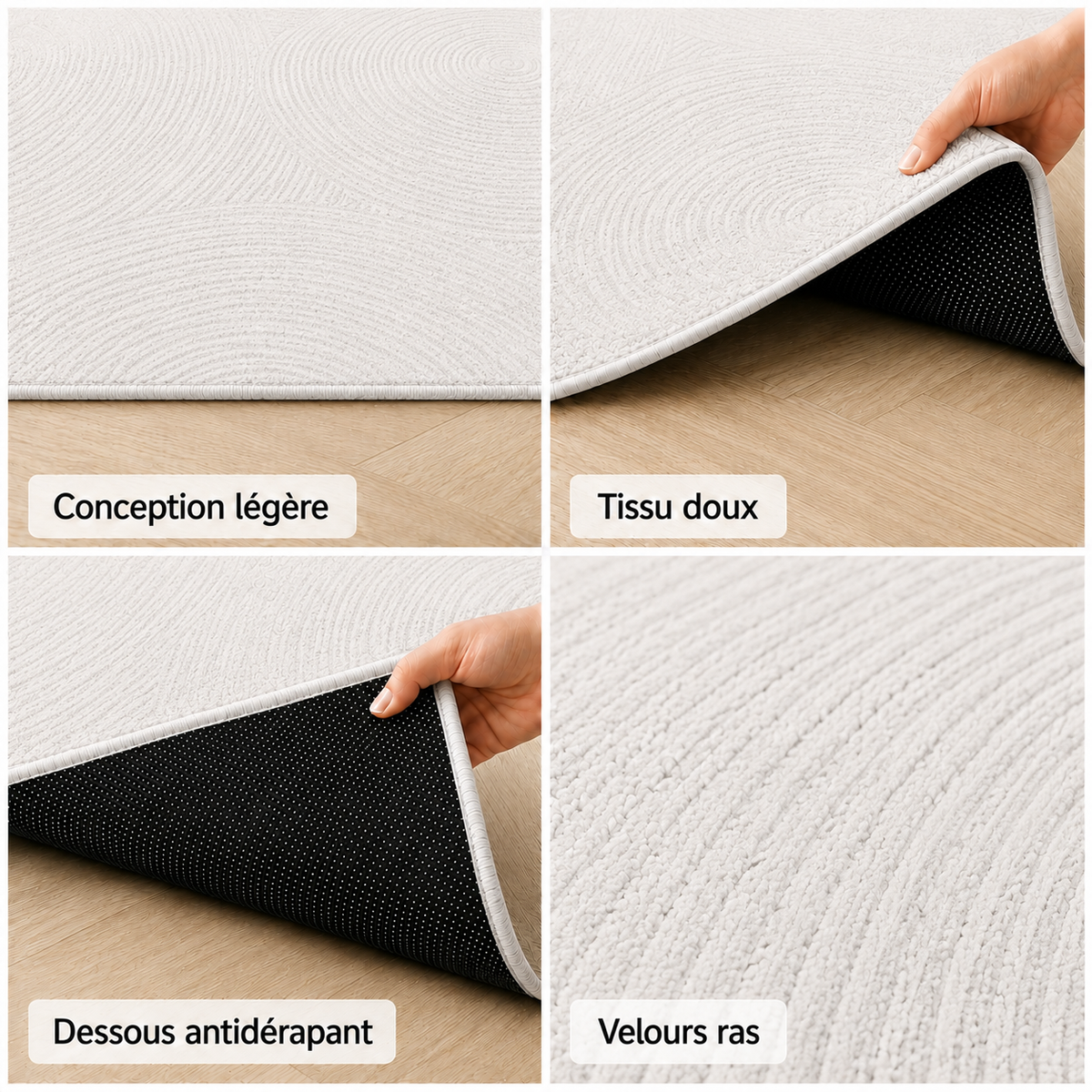 Tapis Scandinave Beige - Elio
