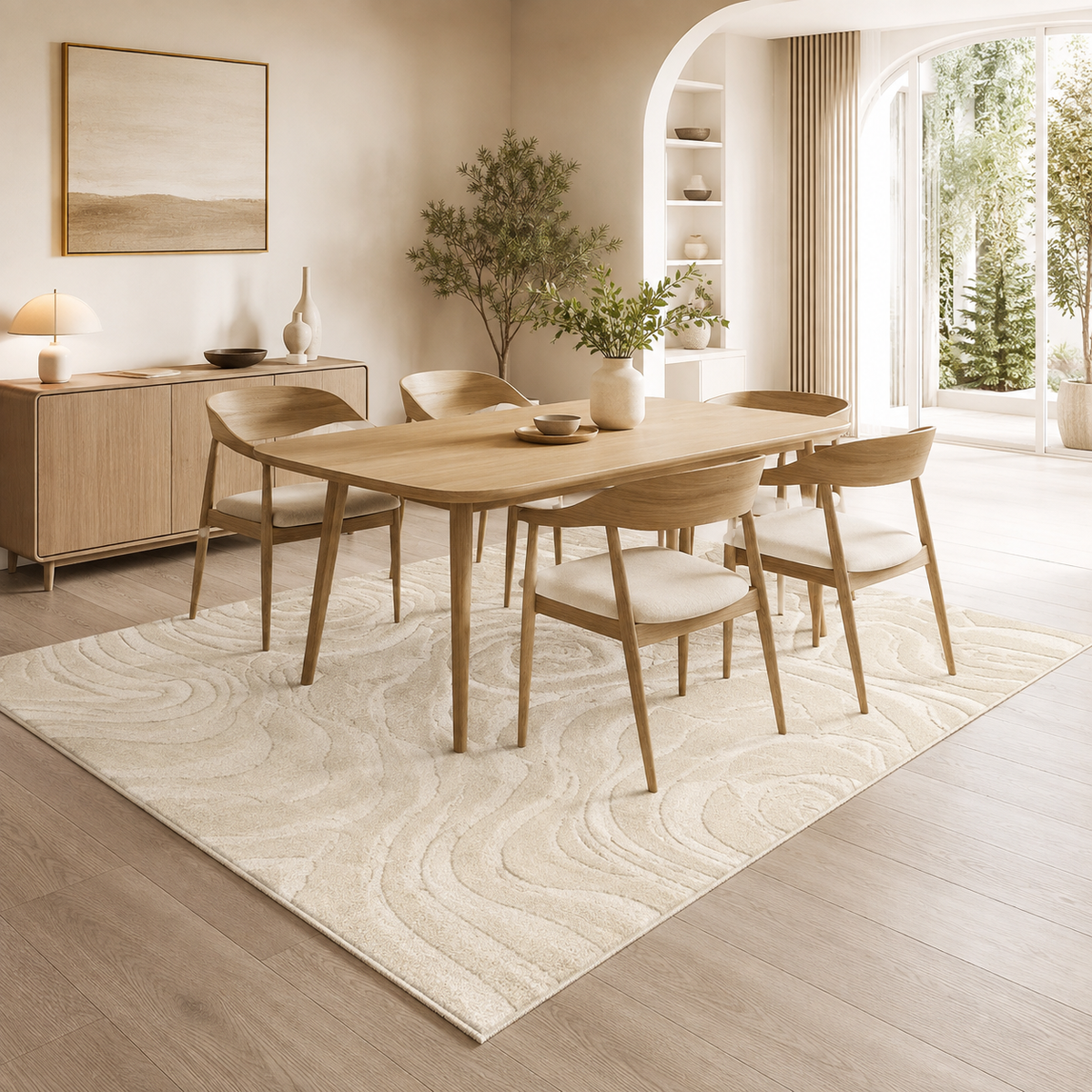 Tapis Scandinave Beige - Dune