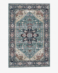Tapis Oriental Bleu et Vert - Atlas