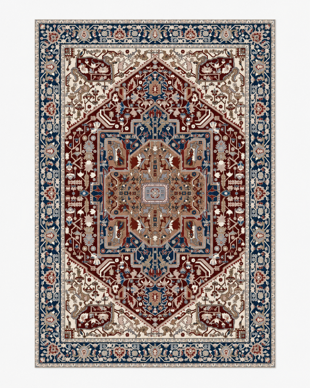 Tapis Oriental Rouge - Safran