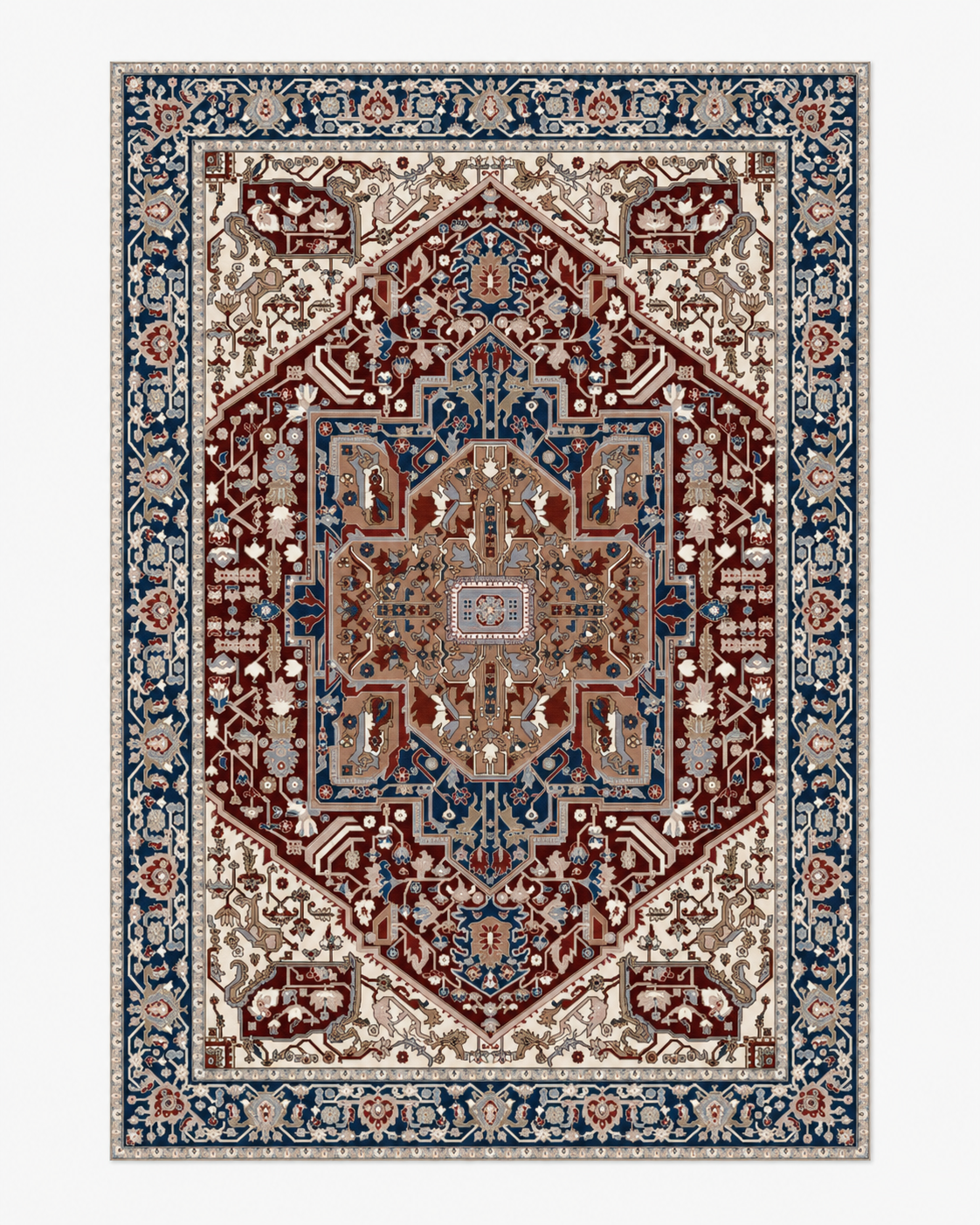 Tapis Oriental Rouge - Safran