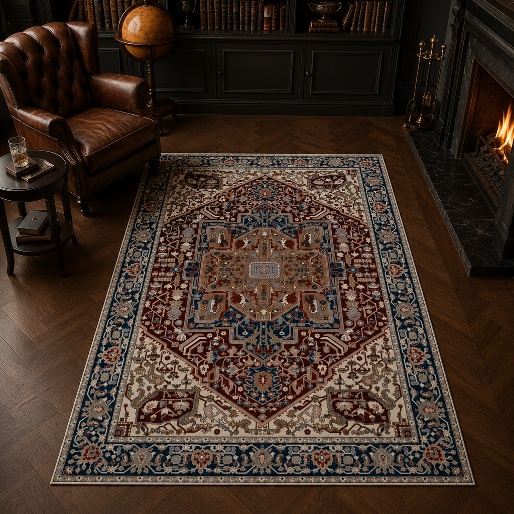 Tapis Oriental Rouge - Safran