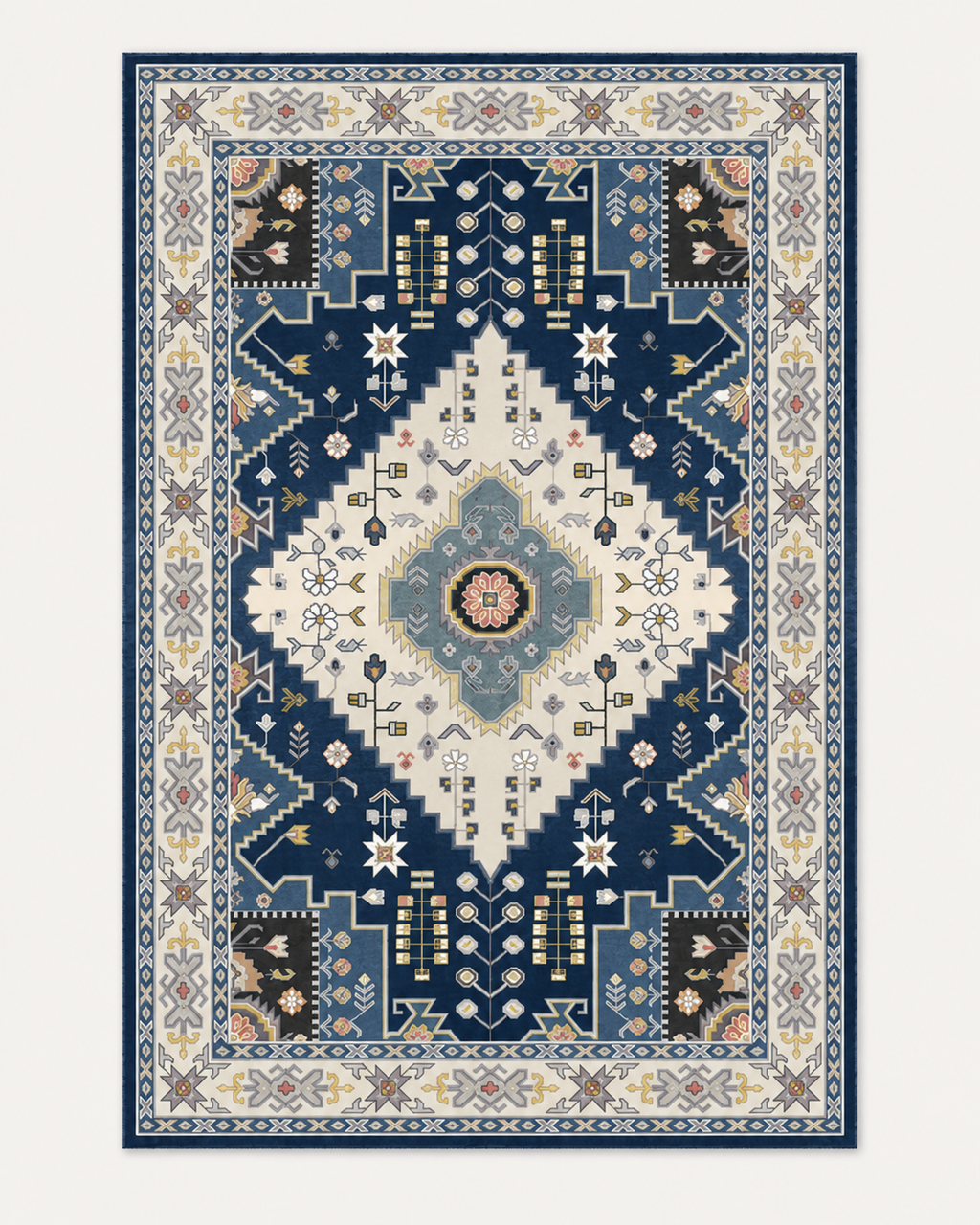 Tapis Oriental Bleu - Nadir