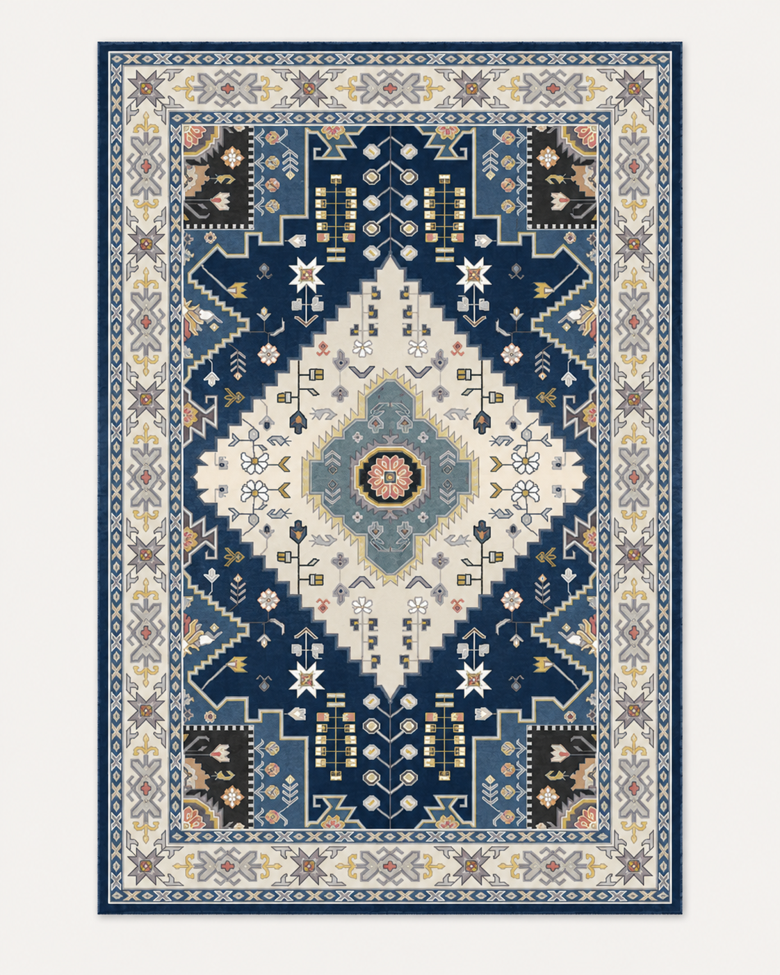 Tapis Oriental Bleu - Nadir