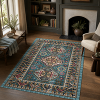 Tapis Oriental Bleu - Azur