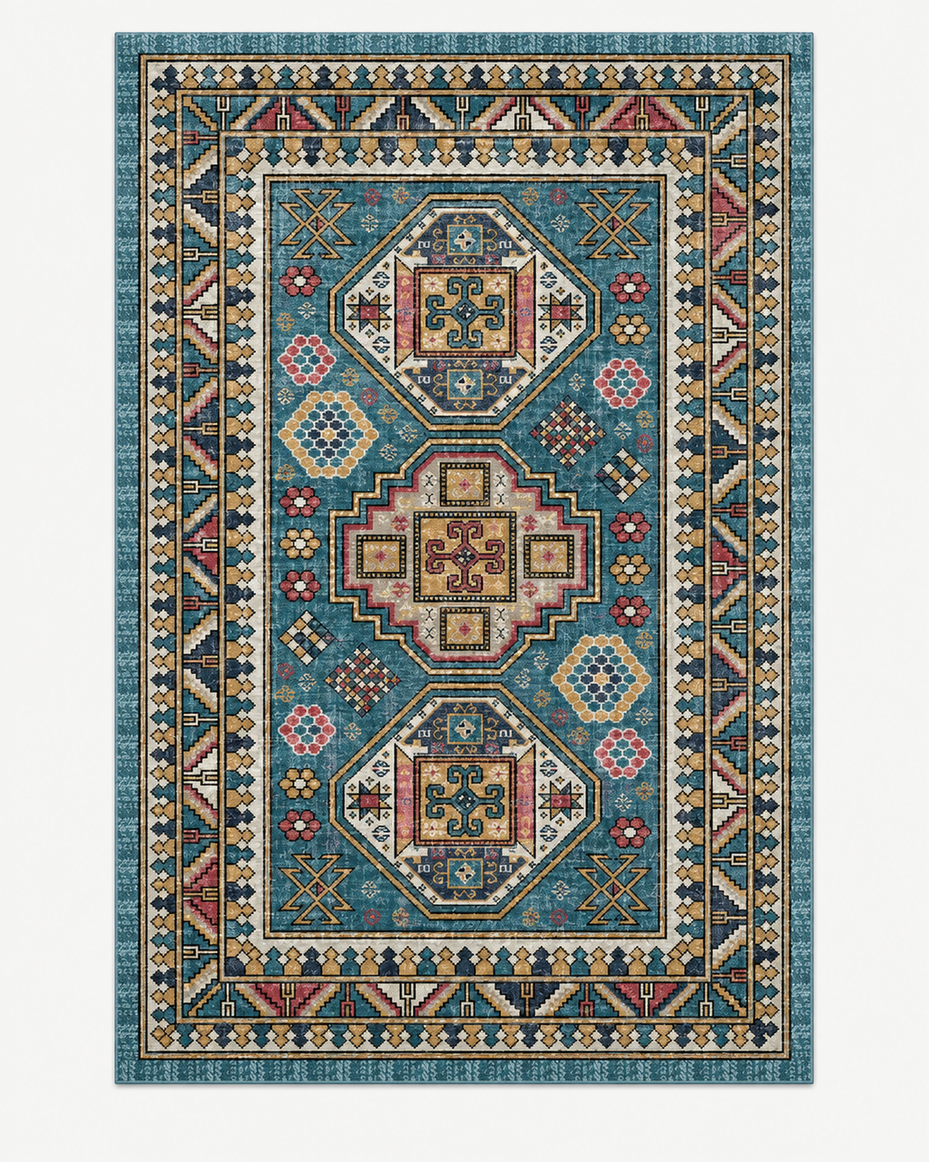Tapis Oriental Bleu - Azur