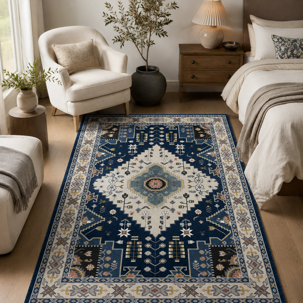 Tapis Oriental Bleu - Nadir