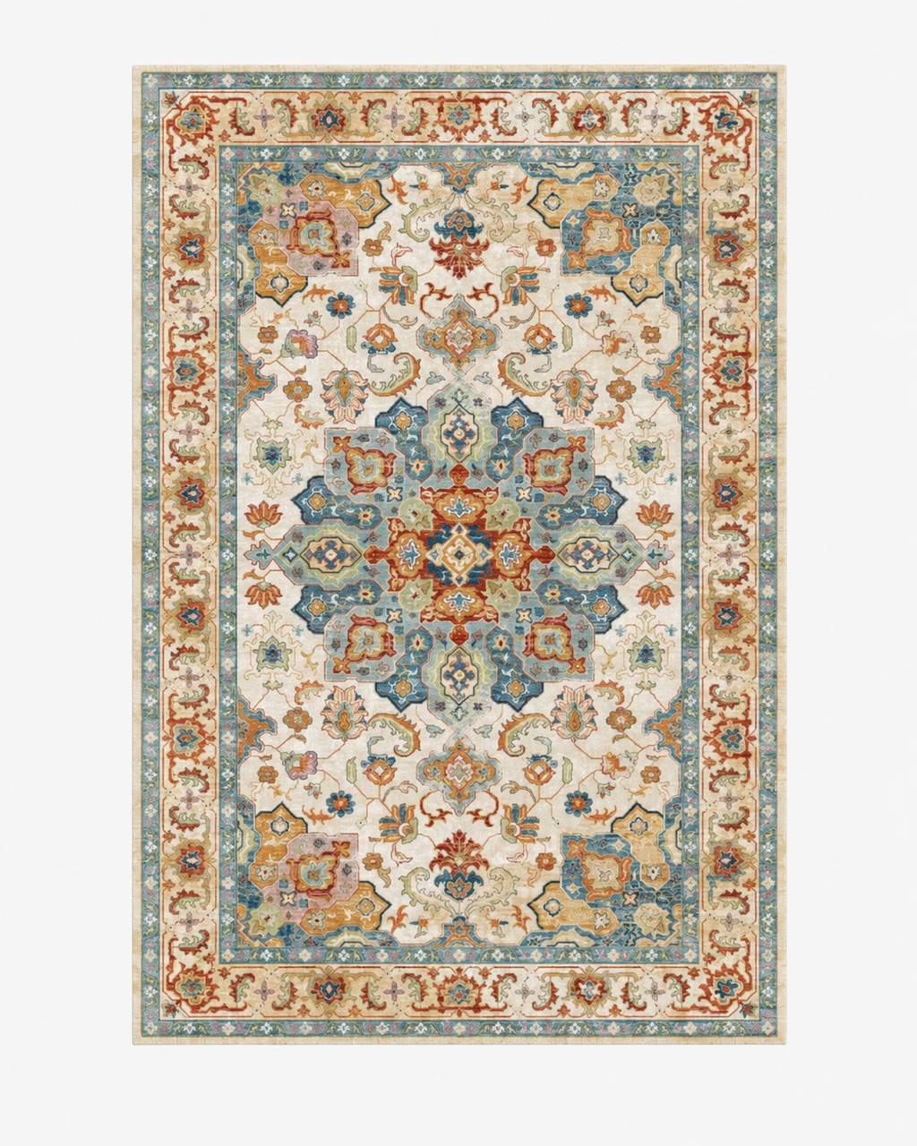 Tapis Oriental Ivoire - Sienna
