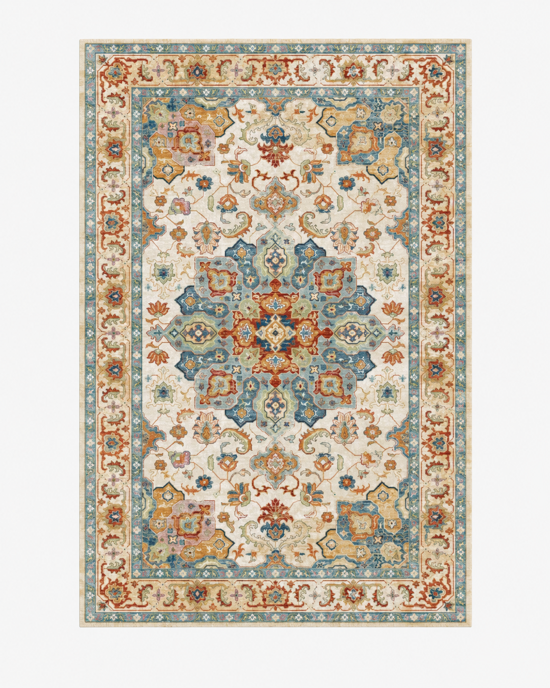 Tapis Oriental Ivoire - Sienna