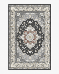 Tapis Oriental Anthracite - Ardoise