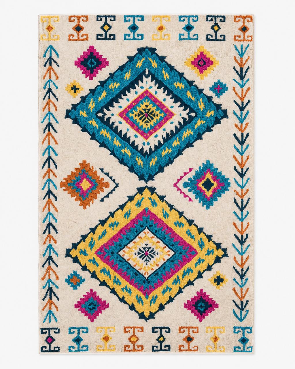 Tapis Berbère Multicolore - Yasmin