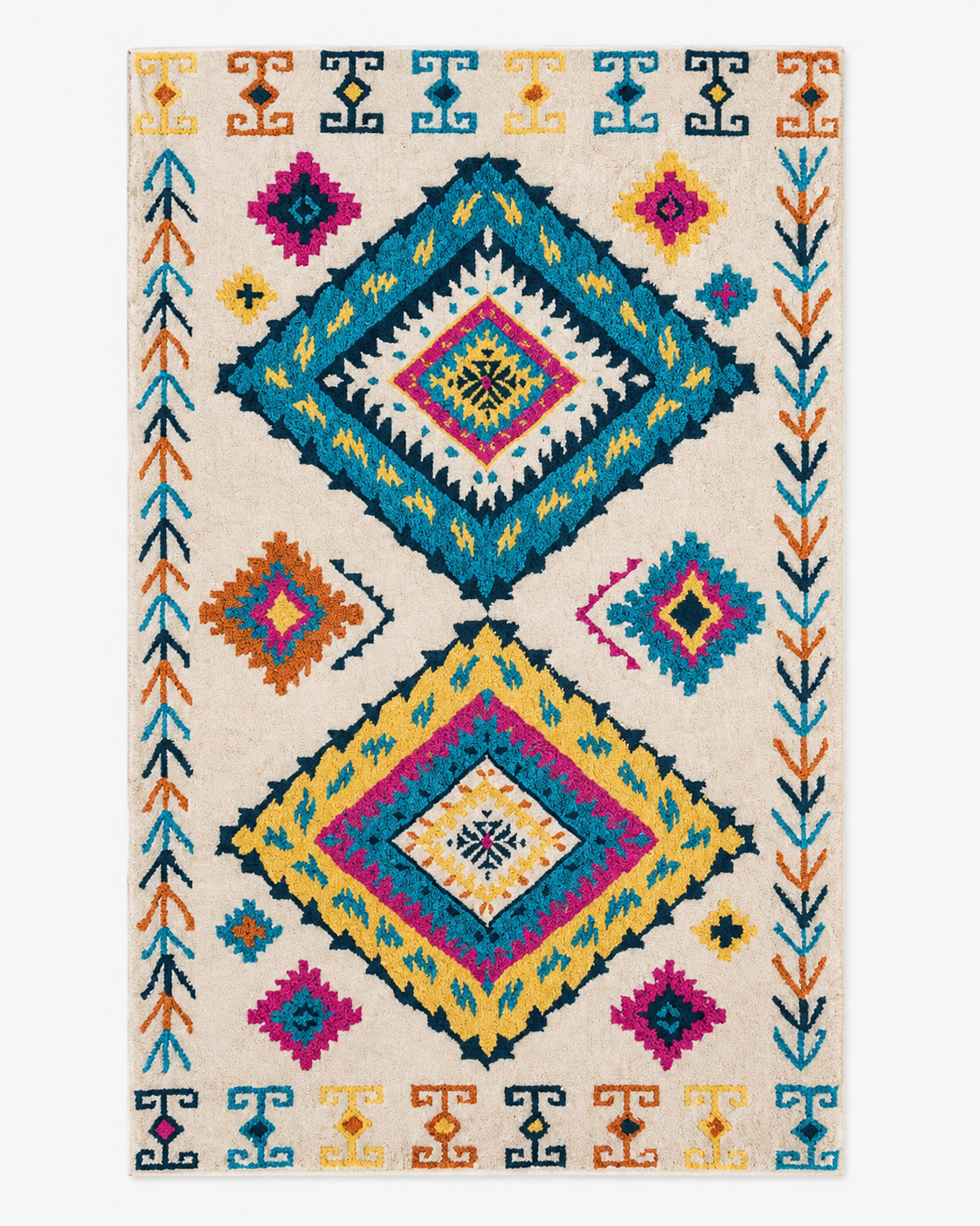 Tapis Berbère Multicolore - Yasmin