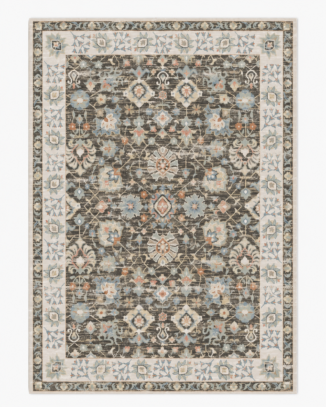 Tapis Oriental Gris et Beige - Samir