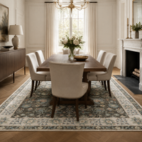 Tapis Oriental Gris et Beige - Samir