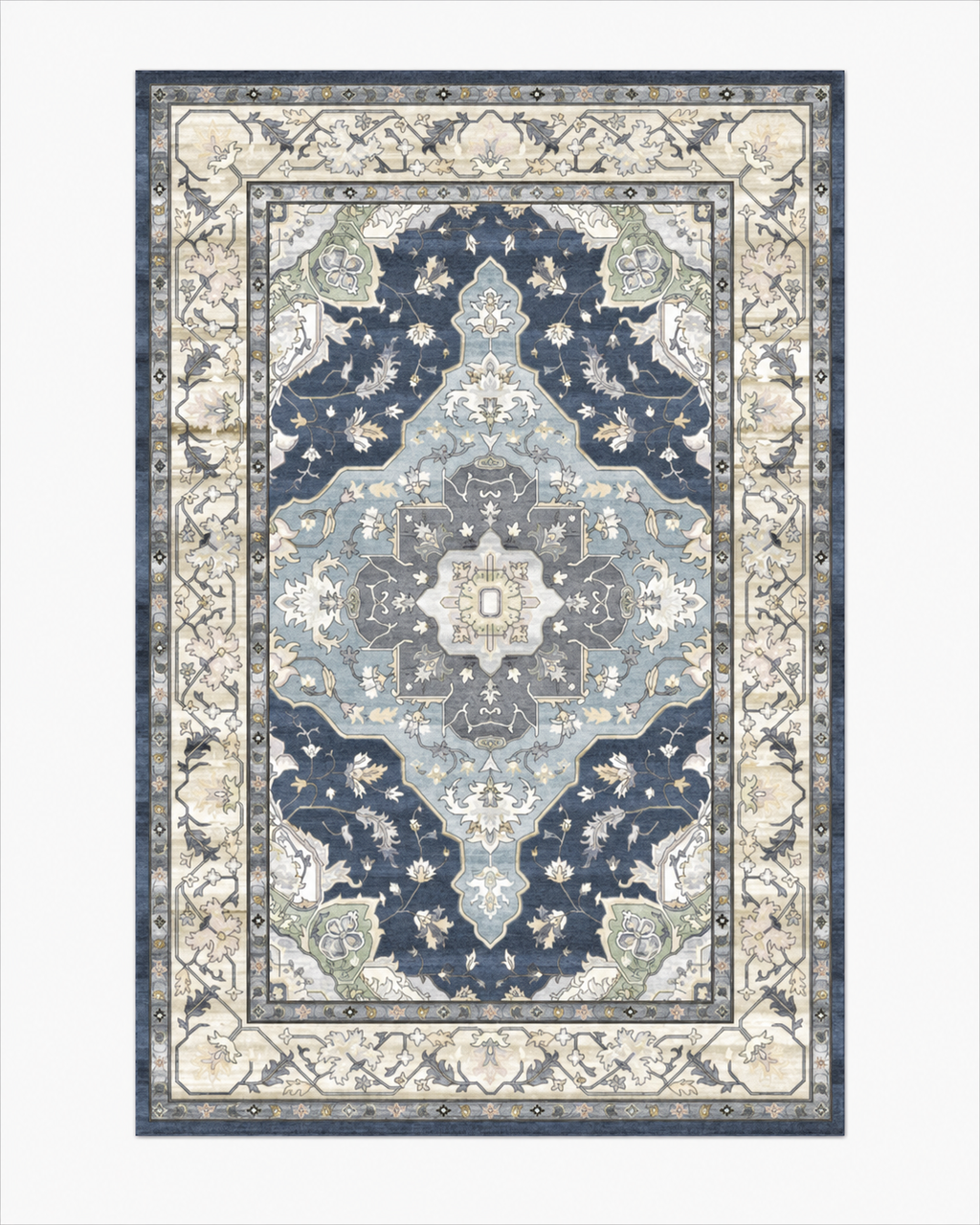 Tapis Oriental Bleu - Naël