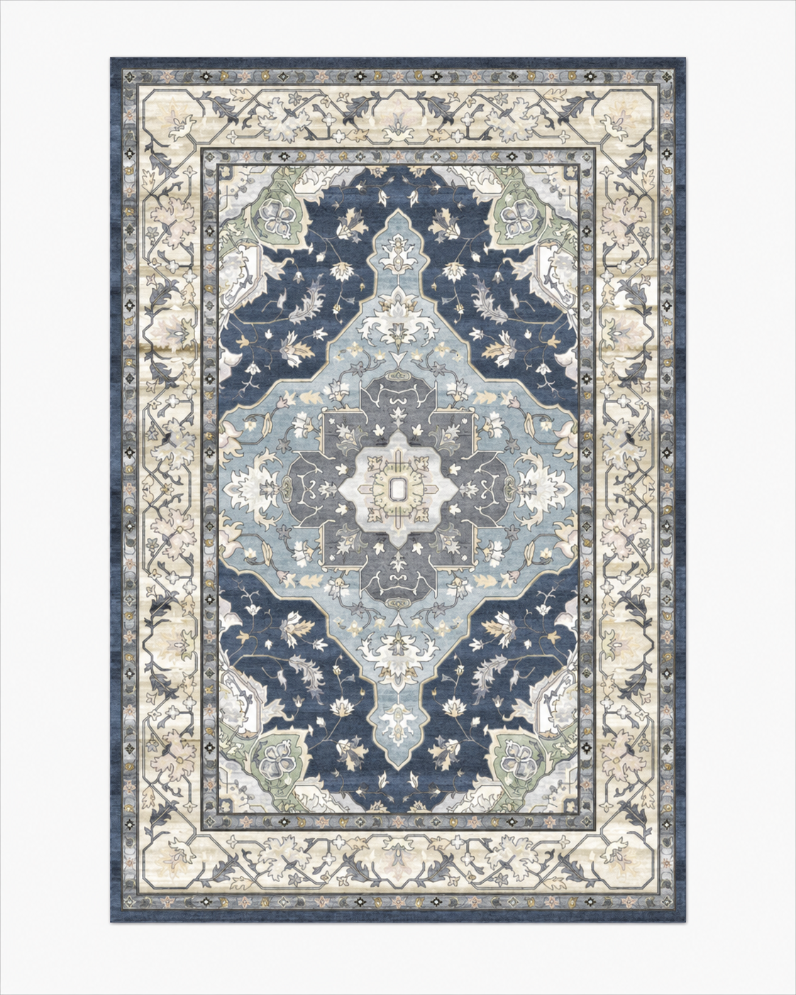 Tapis Oriental Bleu - Naël