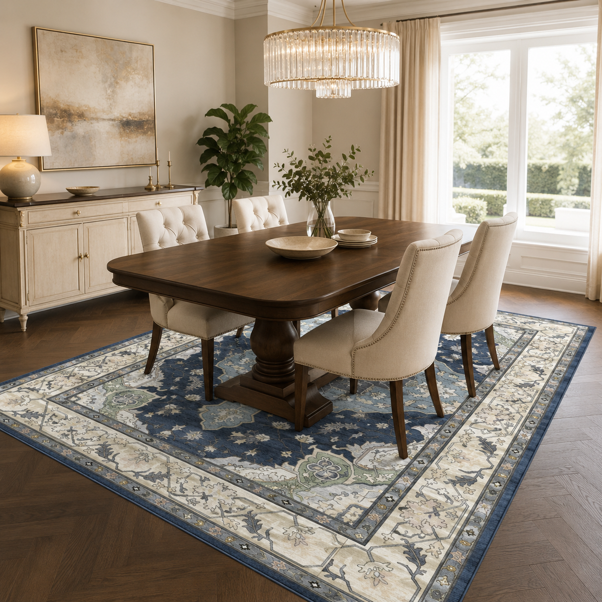 Tapis Oriental Bleu - Naël