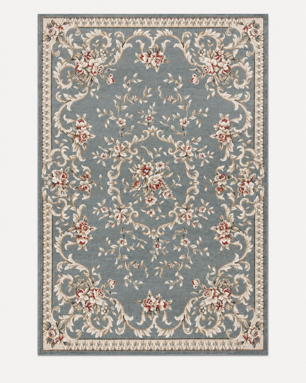 Tapis Oriental Bleu Gris - Yasmina