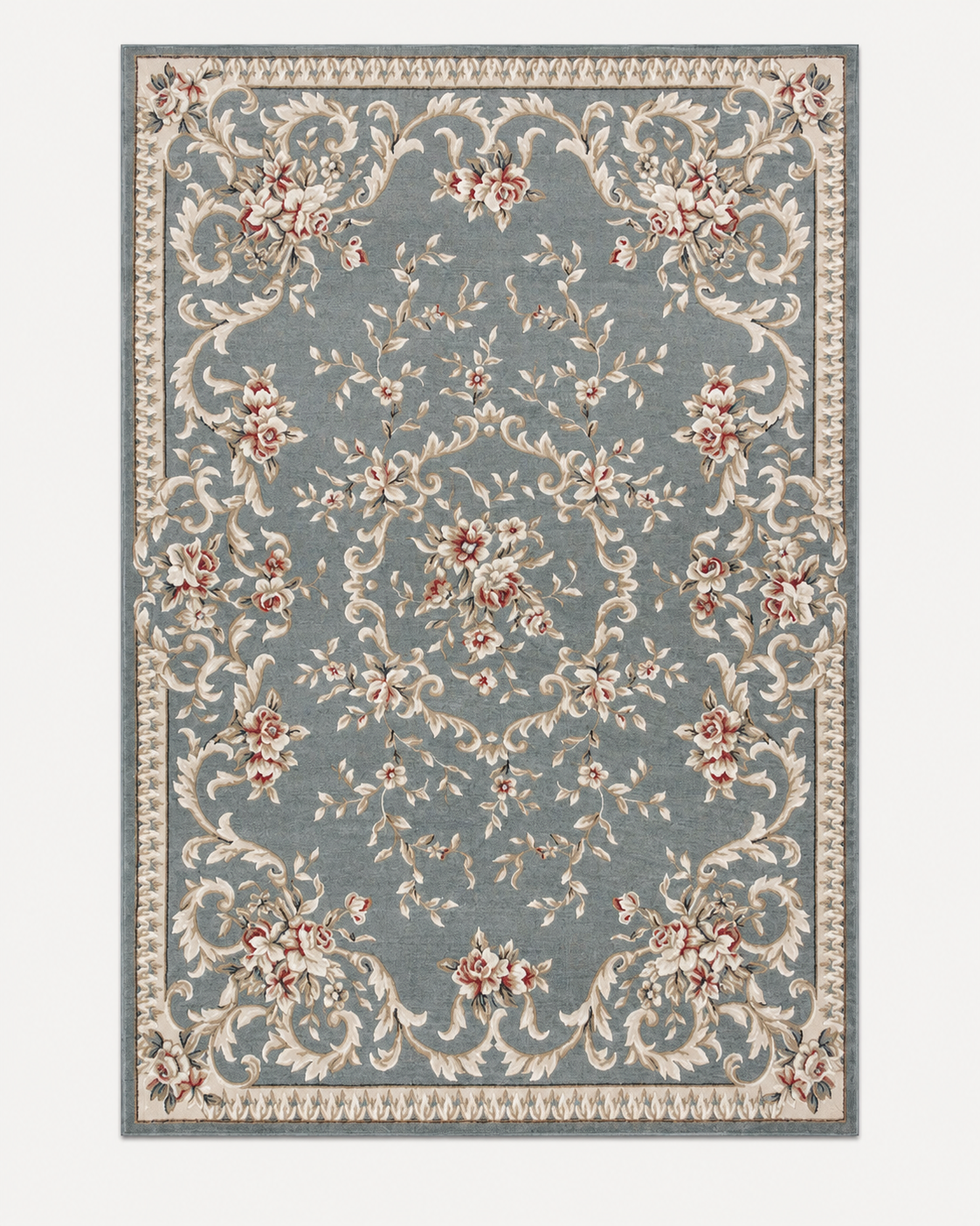 Tapis Oriental Bleu Gris - Yasmina
