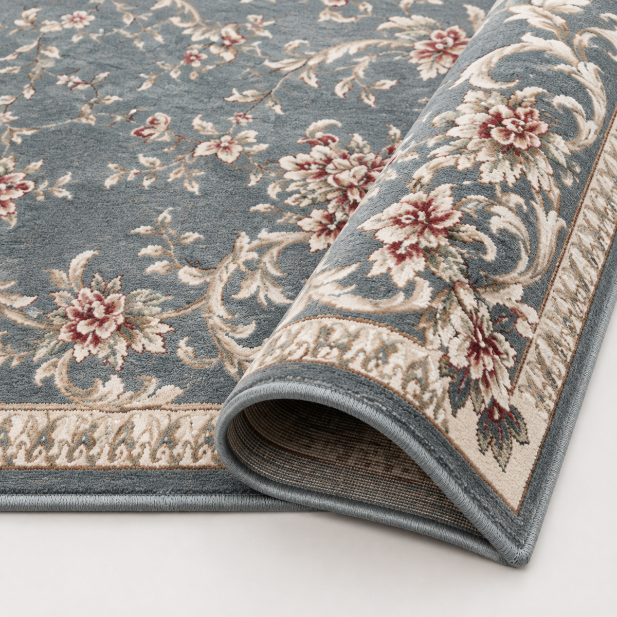Tapis Oriental Bleu Gris - Yasmina