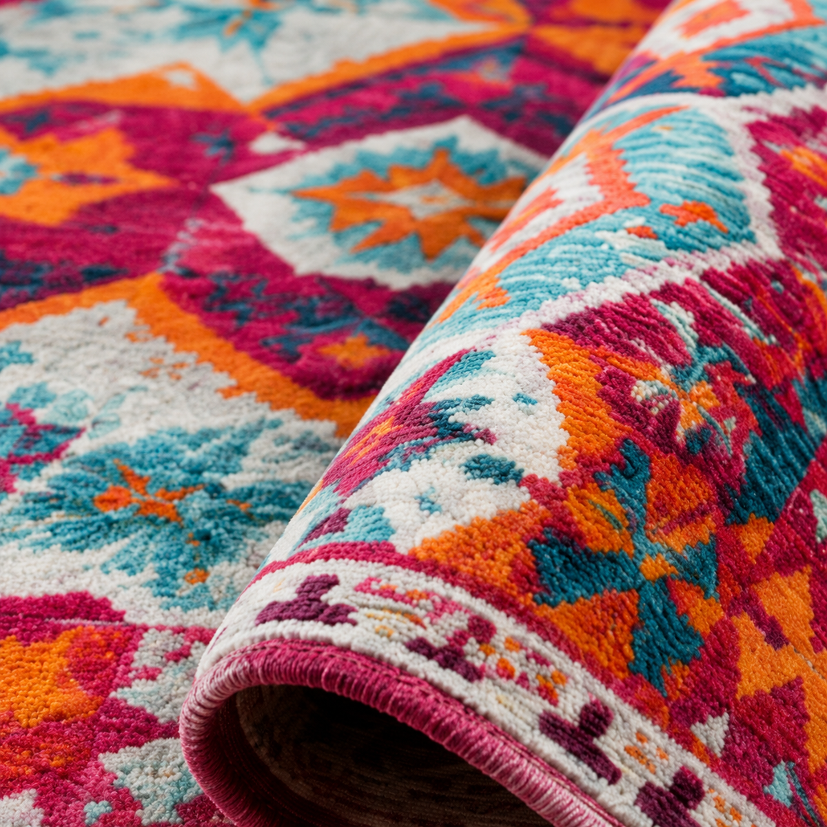 Tapis Berbère Multicolore - Soraya