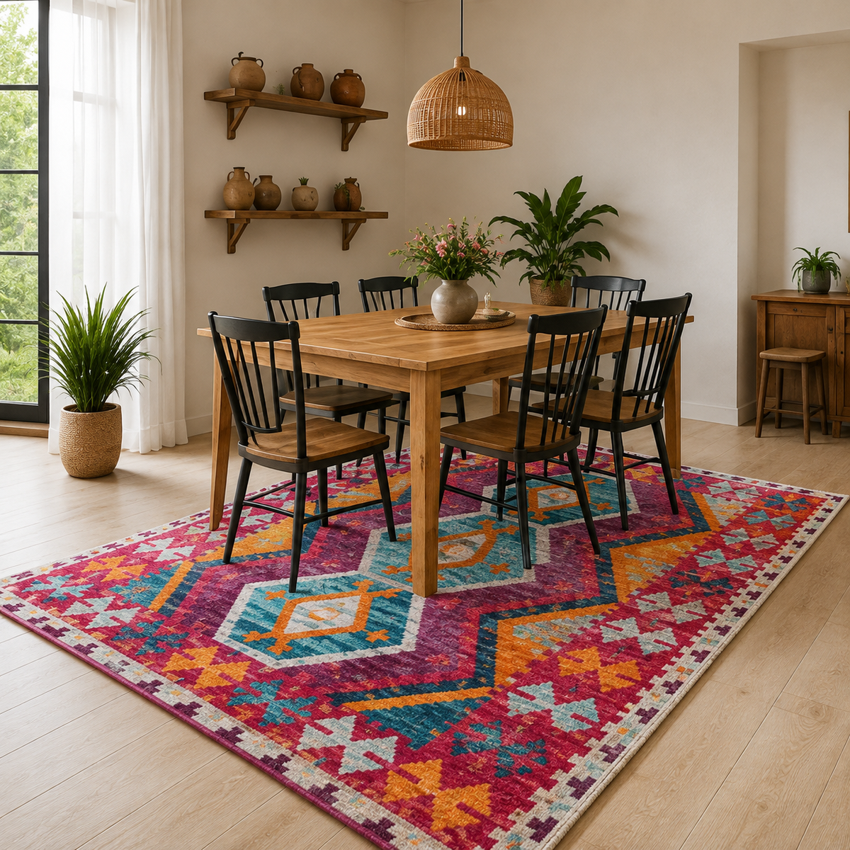 Tapis Berbère Multicolore - Soraya