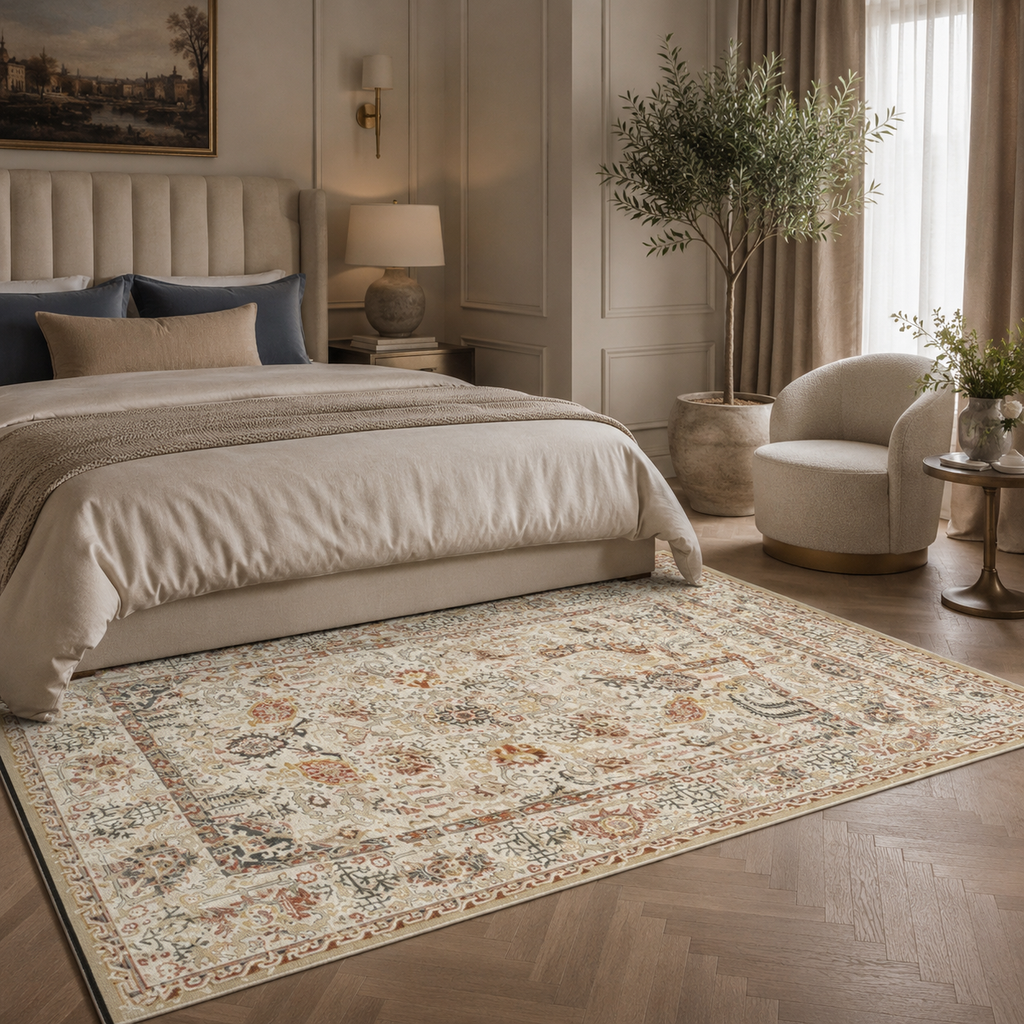Tapis Oriental Crème - Nour